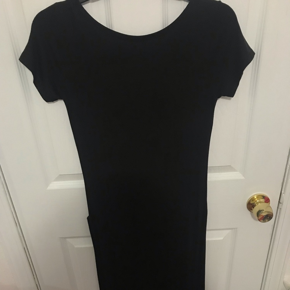 Long slit dress